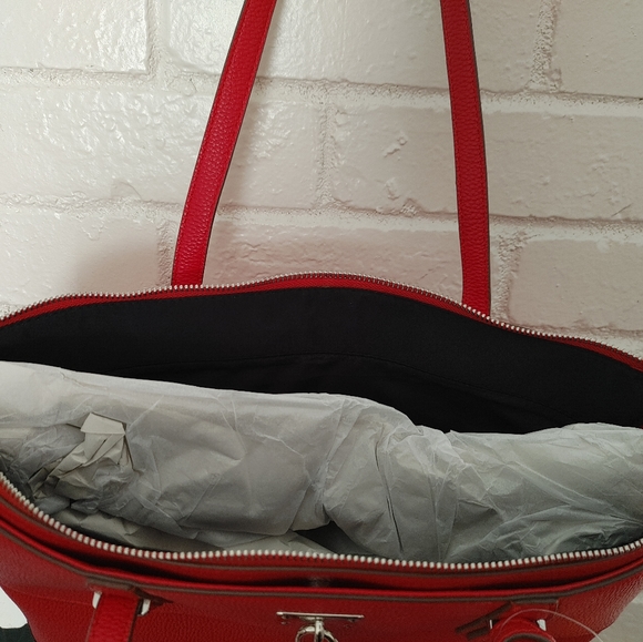 Nine West Reana Red Faux Leather Tote - Picture 4 of 5